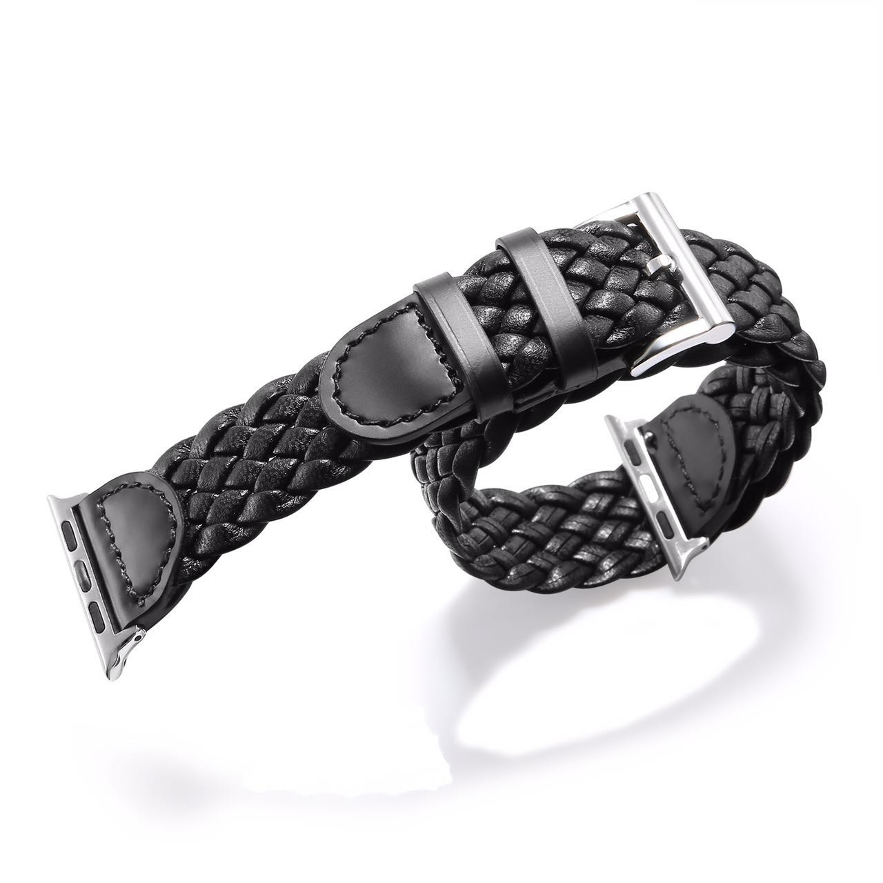 Leather Braided Apple Watch Band 