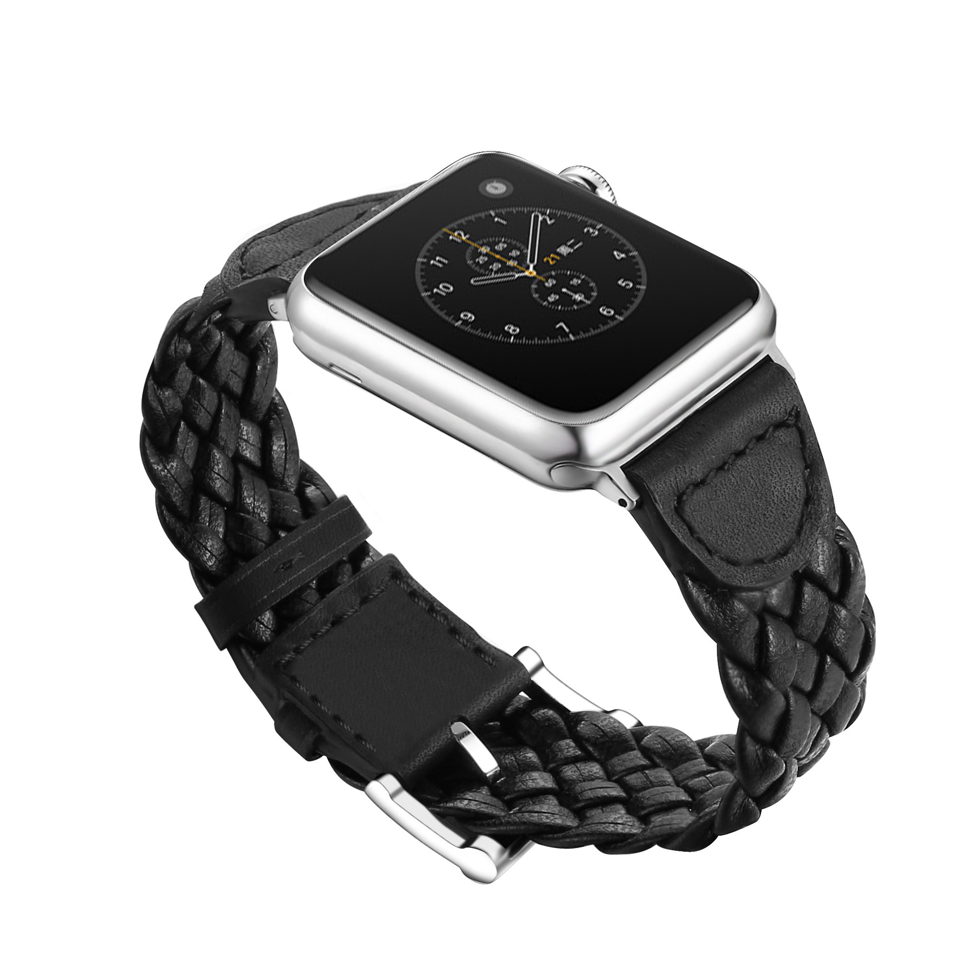 Leather Braided Apple Watch Band 