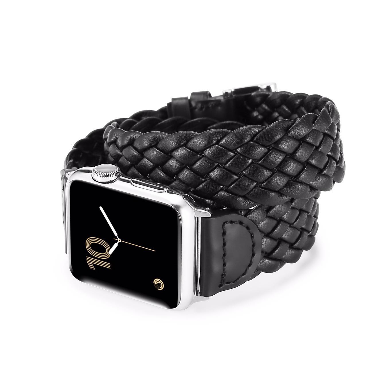 Leather Braided Apple Watch Band 