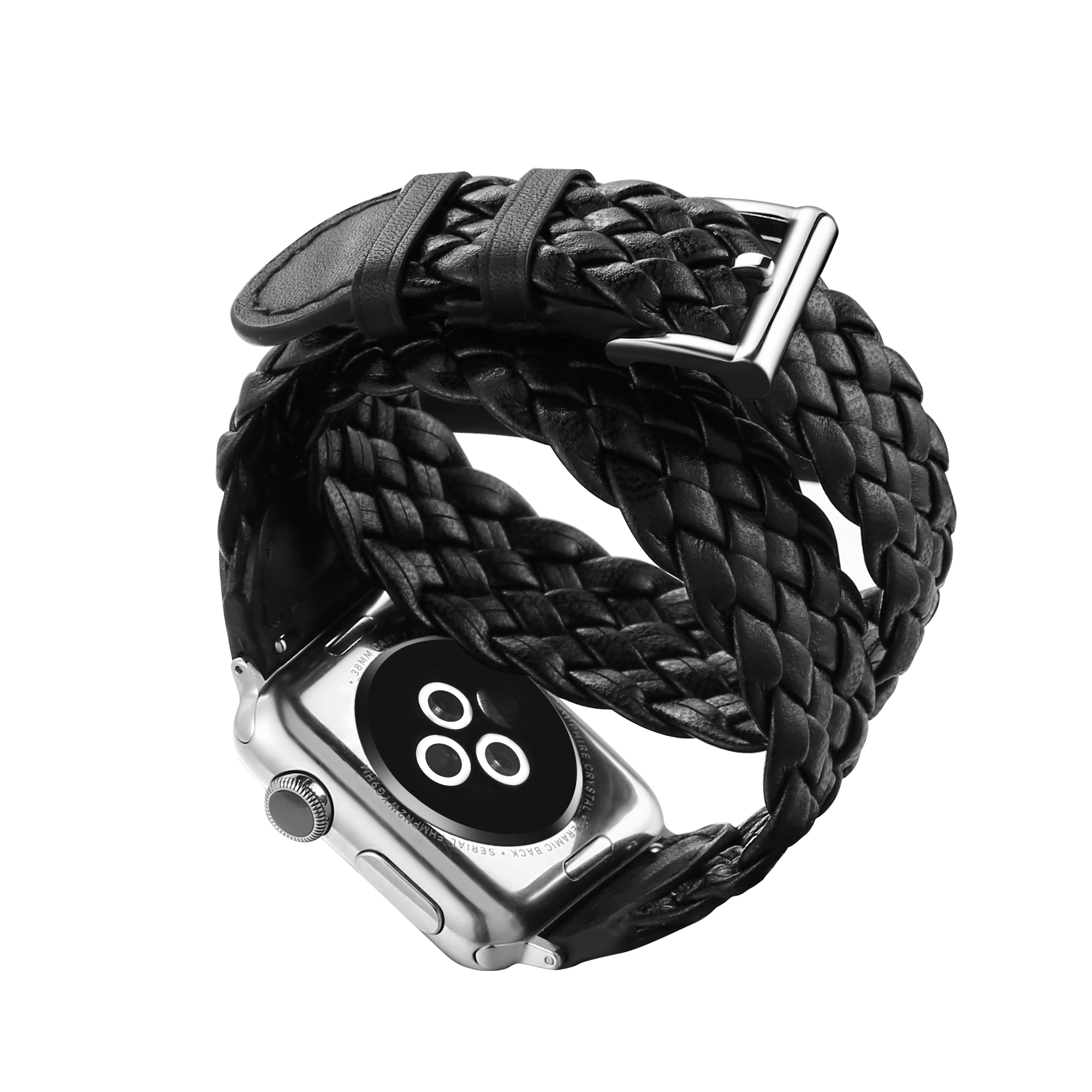 Leather Braided Apple Watch Band 